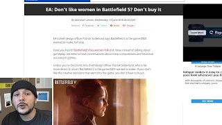 Anti SJW backlash may be hurting Battlefield 5