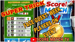 Score match ! Finally we find the way to win easy events / meeting week - guest players 🥇