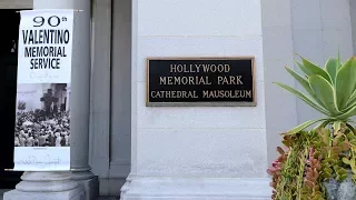 Rudolph Valentino 90th Memorial Service in Hollywood