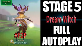 Lords Mobile Dream Witch Limited Challenge Stage 5 Auto | Saving Dreams Stage 5 Auto | March 2024