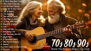 The Best Love Songs 70'S 80'S 90'S - TOP 50 INSPIRING ROMANTIC GUITAR MUSIC