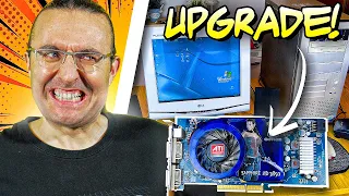 UPGRADE: TESTING an AGP RADEON 3850 WITH MY GAMER PC 20 years old enjoy my Pentium 3 tualatin