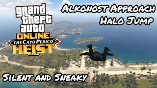 Halo Jump Silent and Sneaky - Cayo Perico Heist - GTA 5 Online (before drugs wars dlc)