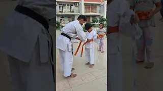Aryan got Orange belt #karate #karatekid