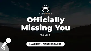 Officially Missing You - Tamia (Male Key - Piano Karaoke)