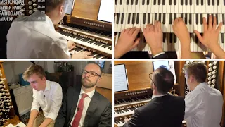 🎵 Paul Fey & Richard play an ORGAN DUET (Fantasie für die Orgel zu 4 Händen)