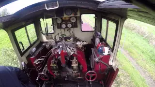 Bure Valley Railway - Footplate ride on BVR9 09/05/2015 Wroxham to Aylsham