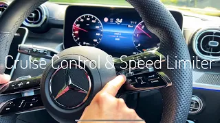 How to use the Cruise Control and Speed Limiter for Mercedes 2024 2023 2022 2021