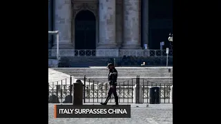 Italy overtakes China as nation with most virus deaths