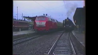 Reichenbach (Vogtland) Bahnhof - Dampflok 03 001 und 01 137 + Karola (Teil 1)