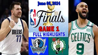 Dallas Mavericks vs Boston Celtics NBA Finals Game 1 Highlights 1st-Qtr | Jun 06, 2024 | 2024 NBA