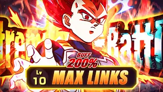 ARRIVING ON GLOBAL! LEVEL 10 LINKS 100% RAINBOW STAR 200% LS EZA STR GOD VEGETA! DBZ: Dokkan Battle