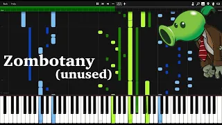 Zombotany (unused track) - Plants Vs Zombie OST (Piano Arrangement)