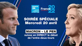 Le DÉBAT - Macron vs Le Pen : Suivez en DIRECT le débat de l'entre-deux-tours • FRANCE 24