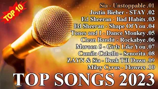 Miley Cyrus, Maroon 5, Adele, Taylor Swift, Ed Sheeran, Shawn Mendes - Billboard hot 100 Songs 2023