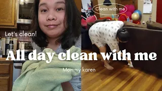 ALL DAY CLEAN WITH ME II CLEANING MOTIVATION 2022