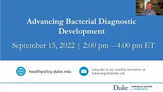 Advancing Bacterial Diagnostic Development Webinar