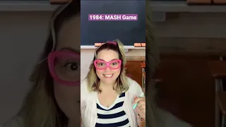 1984: MASH Game #shortsmaschallenge #games #shorts #wheniwasakid