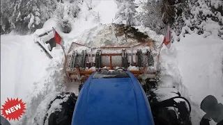 ❄Schneeräumung❄ Der Winter ist da! Schnee ohne Ende!#winter #snow #newholland #alps #2022 #snowplow