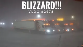 BLIZZARD!!! | My Trucking Life | Vlog #2978