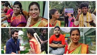 MGR iyya veetil Pongal celebration with Vijay TV celebrities/ Made Pongal w/Madhampatty Rangaraj sir