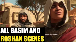 Assassins Creed Mirage ALL AND ROSHAN SCENES - New Cutscenes - Story