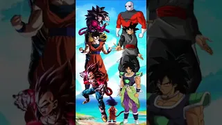 goku , gohan and vegeta vs jiren , goku black and broly『who is stronger?fact or cap』50k sub special