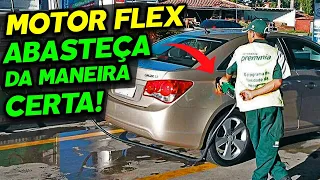 MOTOR FLEX - COMO ABASTECER DA MANEIRA CERTA