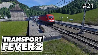 Lets Play Transport Fever 2 S01/E21: The BR 182 and another passenger line