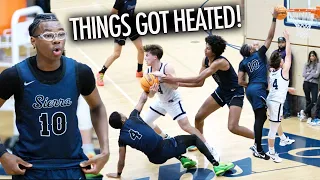 Bryce James Chase Down Block & Sierra Canyon Got Heated at Loyola!