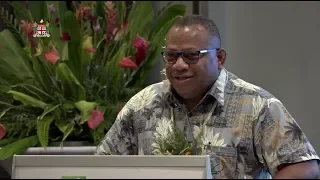 Fijian Minister for Foreign Affairs delivers the keynote address at the GIZ New Year’s celebration