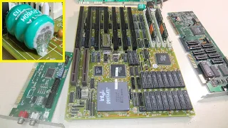 I found the most very first Pentium setup - socket 4