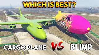 GTA 5 ONLINE : CARGO PLANE VS BLIMP (WHICH IS BEST?)