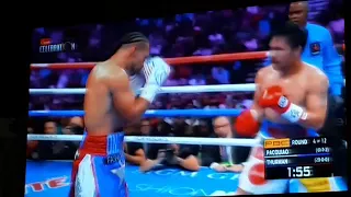 Manny Pacquiao Teaches Thurman Lessons