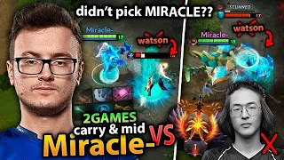 MIRACLE made TOP 1 RANK watson REGRET to not Pick HIM in 2 GAMES