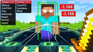 Minecraft, ale tajně jsem použil HACKY...