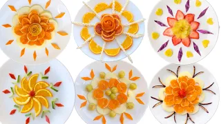 The best and most beautiful idea of plate arrangement and fruit arrangement with the best chef
