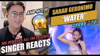 Sarah Geronimo's explosive performance of Water | ASAP Natin 'To | SINGER REACTION