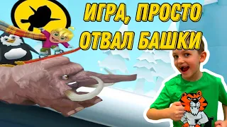 КАТАЕМСЯ НА МАМОНТЕ В SKI SAFARI 2 | #bishow #батяисыншоу