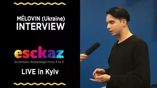 ESCKAZ in Kyiv: interview with MELOVIN (Ukraine 2018) with English subtitles)