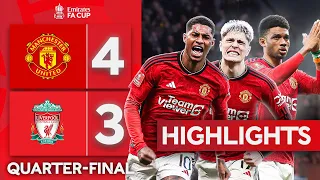 Diallo Scores Winner In EXTRA-TIME! 🔥 | Manchester United 4-3 Liverpool | Emirates FA Cup 2023-24