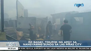 150 bahay, tinupok ng apoy sa nangyaring sunog sa Las Pinas City