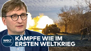 UKRAINE-KRIEG: Fürchterliche Feuerkraft - Russen erzwingen Stellungskrieg | WELT Analyse