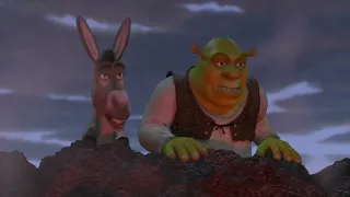 Shrek (2001) Dragon Castle scene