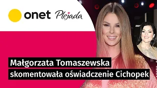 Małgorzata Tomaszewska o oświadczeniu Cichopek: nie miała innego wyjścia | Plejada