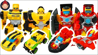 Transformers Rescue Bots Academy Toys Bumblebee Hot Shot Unboxing