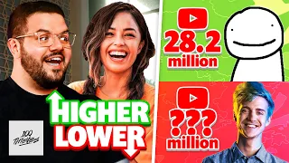 HIGHER or LOWER Game ft. Valkyrae, CouRage, & More!