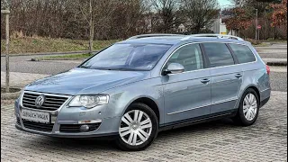 Осмотр Volkswagen Passat B6 Highline в полной комплектации хорошем состоянии из Германии