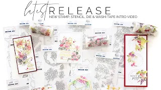 March 2023 Stamp, Stencil, Die & Washi Tape Product Intro