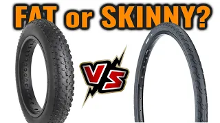 FAT VS. SKINNY TIRE EBIKES - PROS & CONS